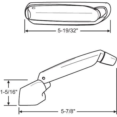Strybuc Operator Handle and Cover 37-248W